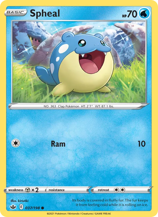 Spheal #37 – Chilling Reign card