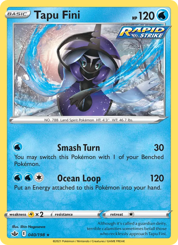 Tapu Fini #40 – Chilling Reign card