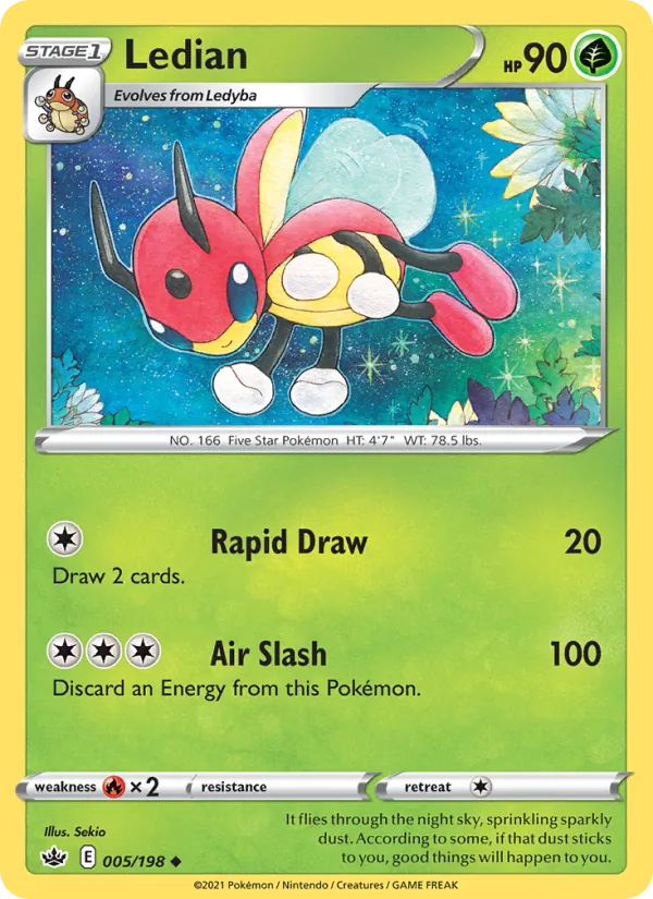 Ledian #5 – Chilling Reign card