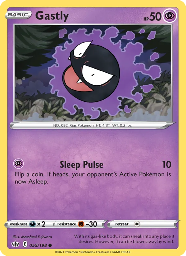 Gastly #55 – Chilling Reign card