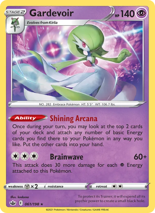 Gardevoir #61 – Chilling Reign card