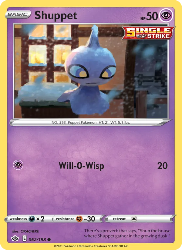 Shuppet #62 – Chilling Reign card