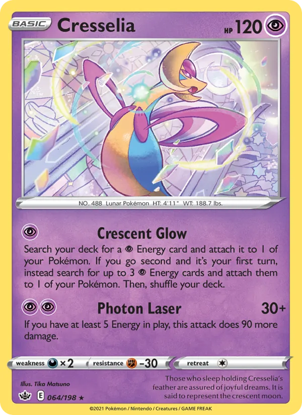 Cresselia #64 – Chilling Reign card