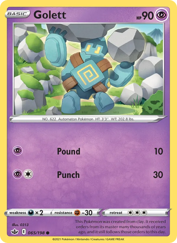 Golett #65 – Chilling Reign card