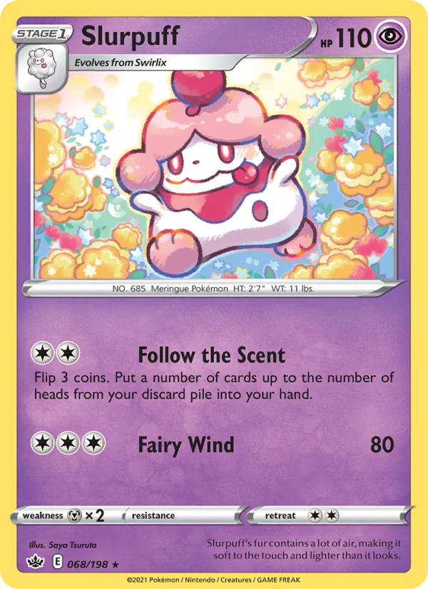Slurpuff #68 – Chilling Reign card