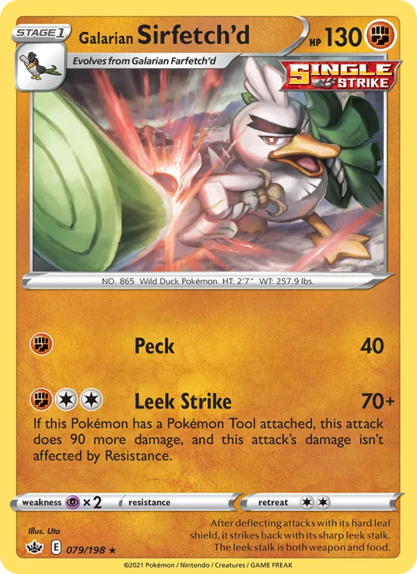 Galarian Sirfetch'd #79 – Chilling Reign card