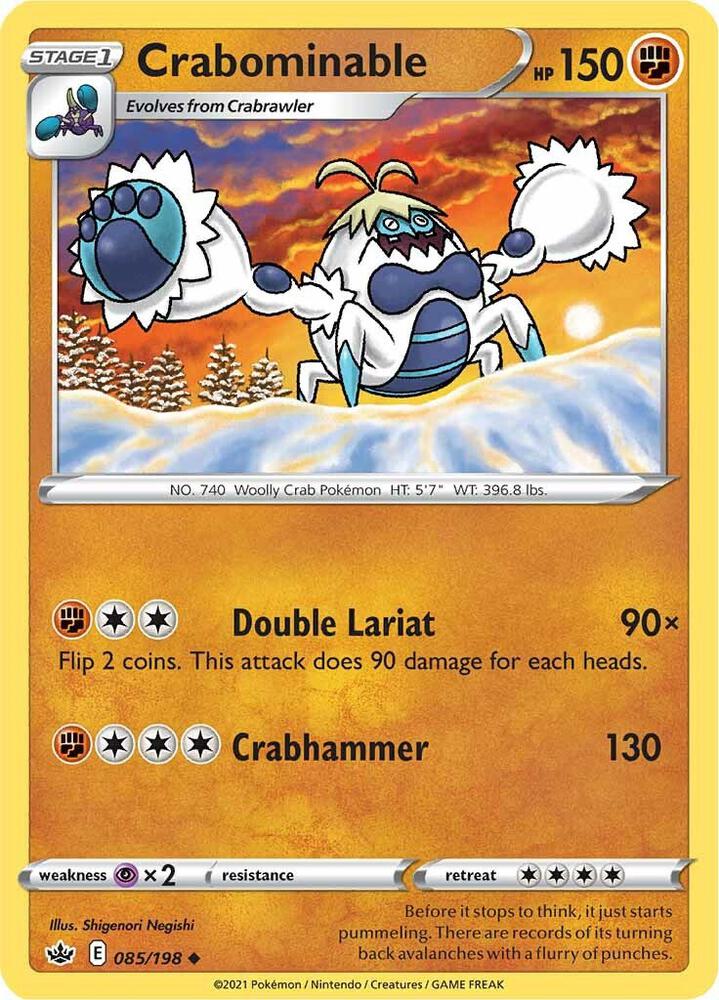 Crabominable #85 – Chilling Reign card
