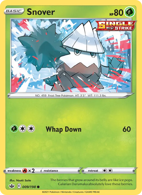 Snover #9 – Chilling Reign card