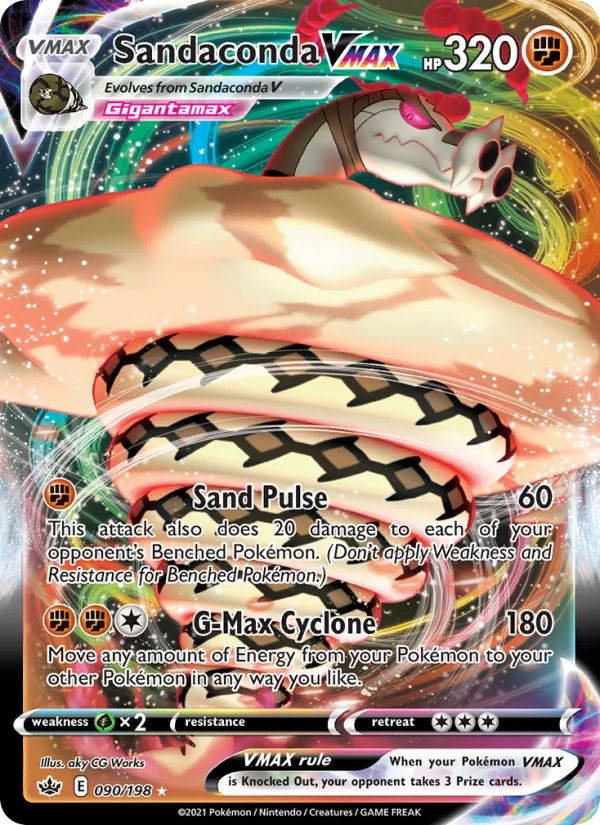 Sandaconda VMAX #90 – Chilling Reign card