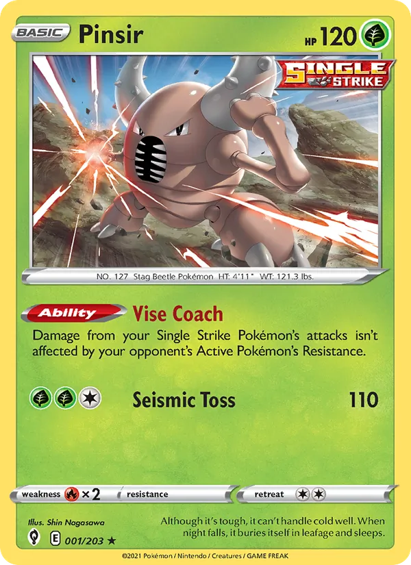 Pinsir #1 – Evolving Skies card