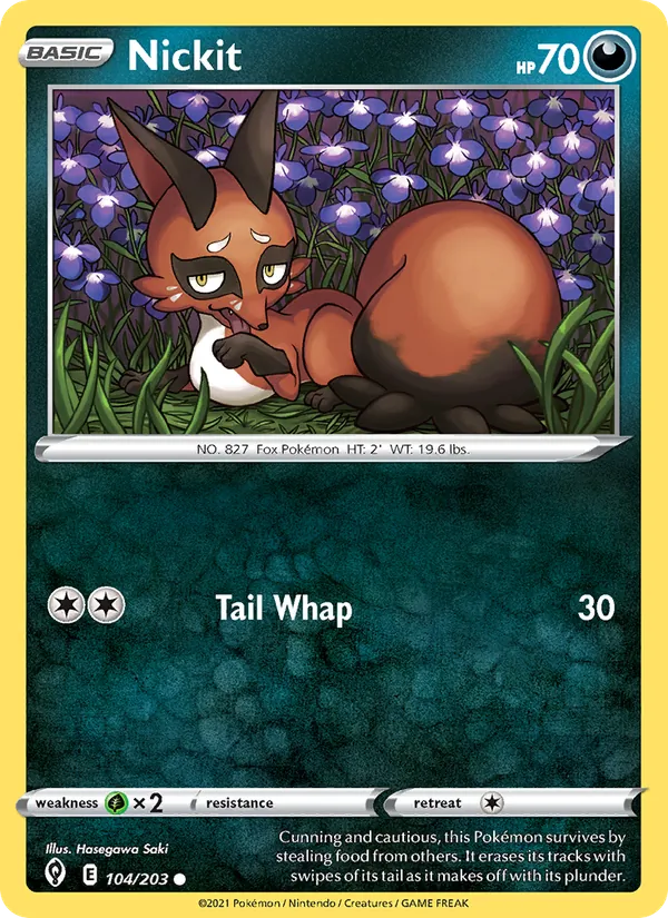 Nickit #104 – Evolving Skies card