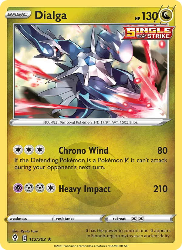 Dialga #112 – Evolving Skies card