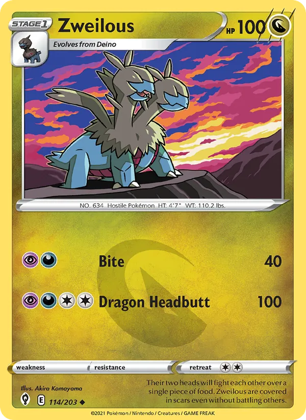 Zweilous #114 – Evolving Skies card