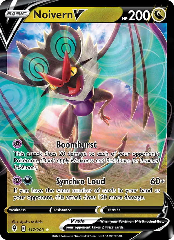 Noivern V #117 – Evolving Skies card