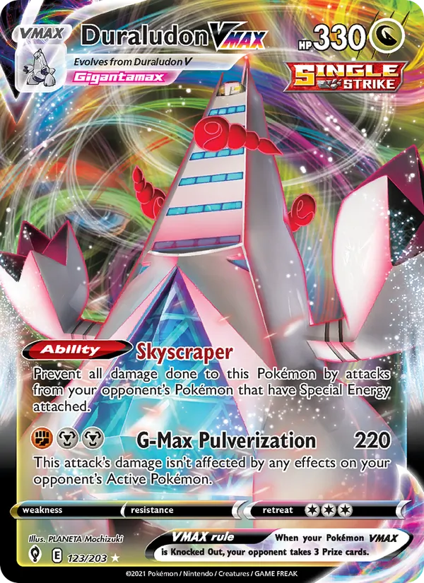 Duraludon VMAX #123 – Evolving Skies card