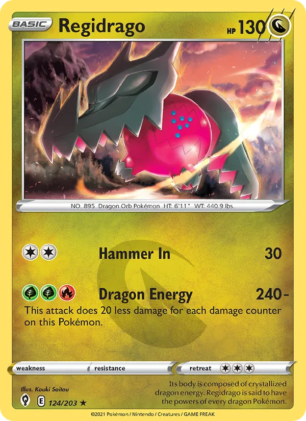 Regidrago #124 – Evolving Skies card