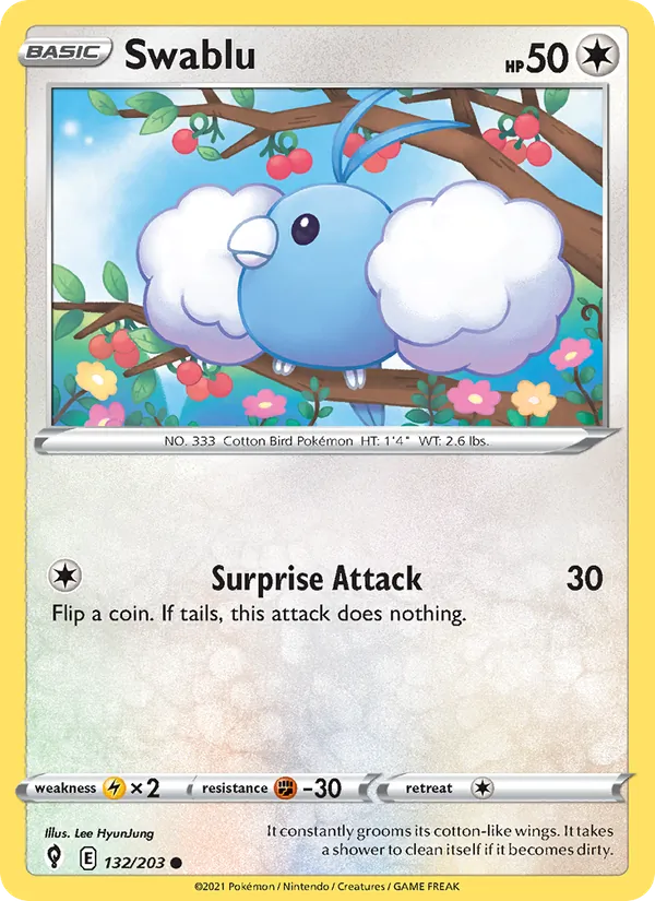 Swablu #132 – Evolving Skies card