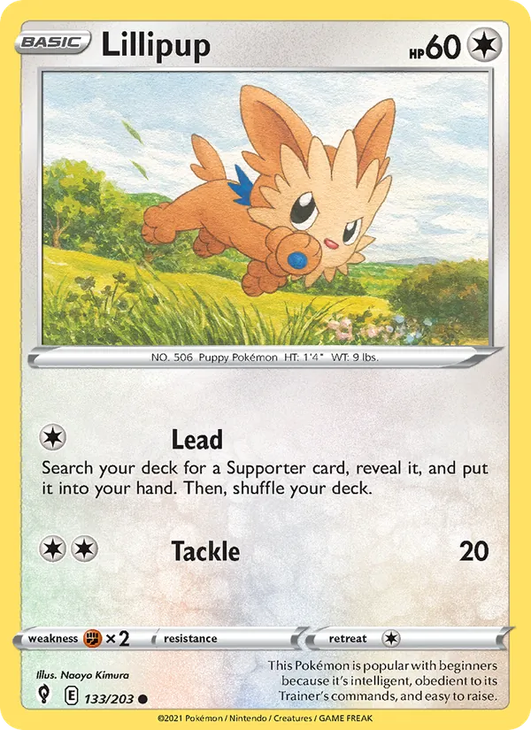 Lillipup #133 – Evolving Skies card
