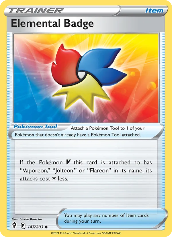 Elemental Badge #147 – Evolving Skies card