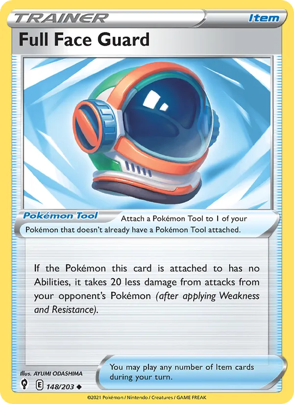Full Face Guard #148 – Evolving Skies card