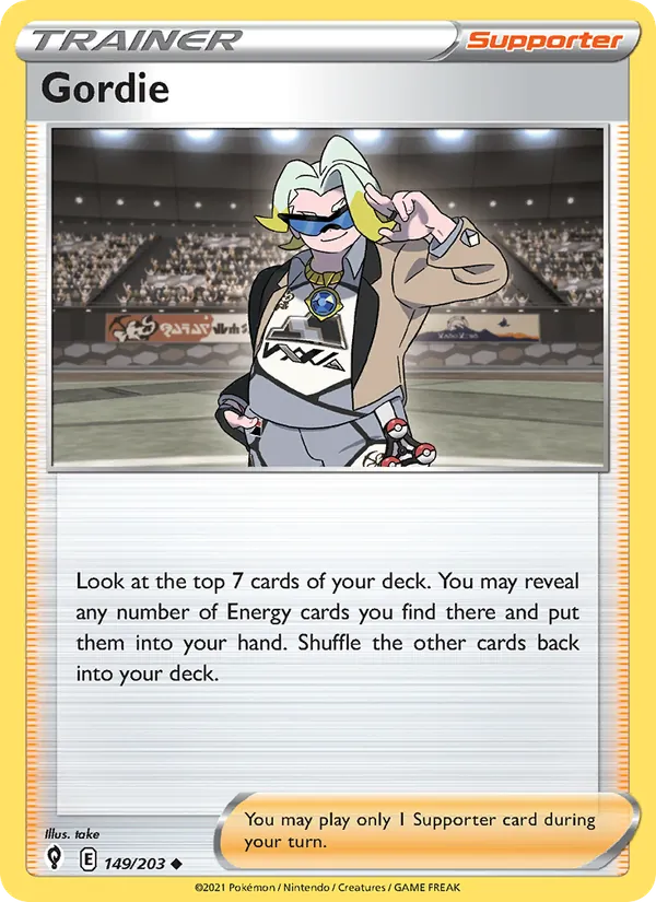 Gordie #149 – Evolving Skies card