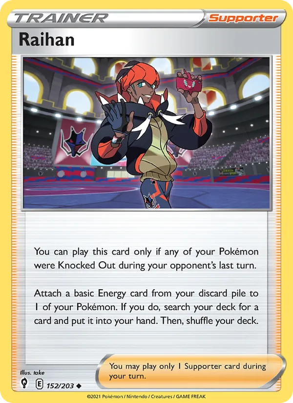 Raihan #152 – Evolving Skies card