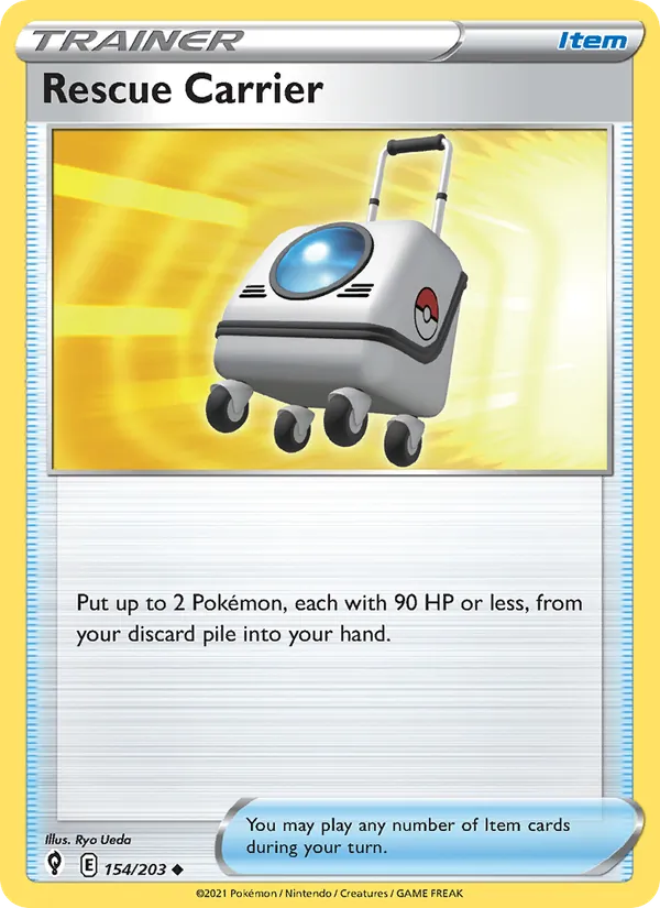 Rescue Carrier #154 – Evolving Skies card