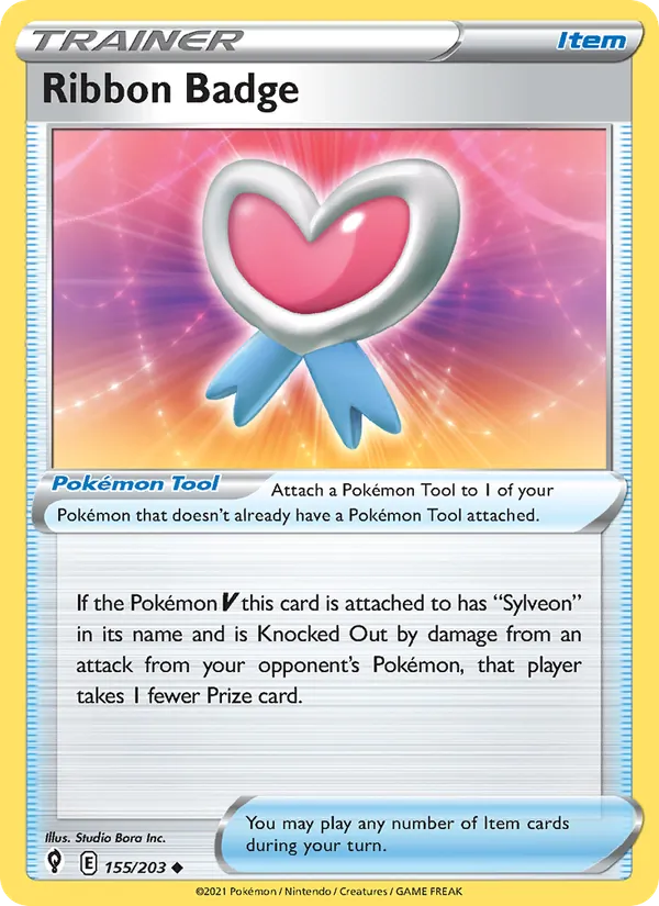 Ribbon Badge #155 – Evolving Skies card