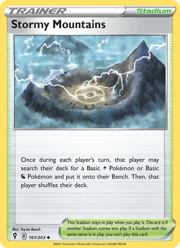 Stormy Mountains #161 – Evolving Skies card