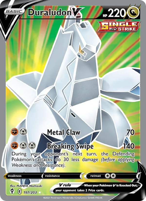 Duraludon V #197 – Evolving Skies card
