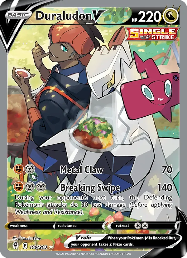 Duraludon V #198 – Evolving Skies card