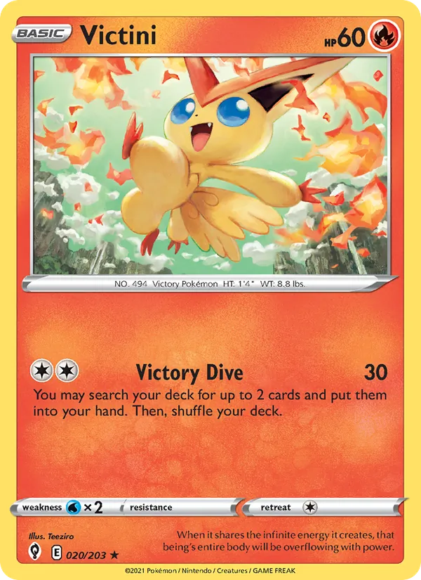 Victini #20 – Evolving Skies card