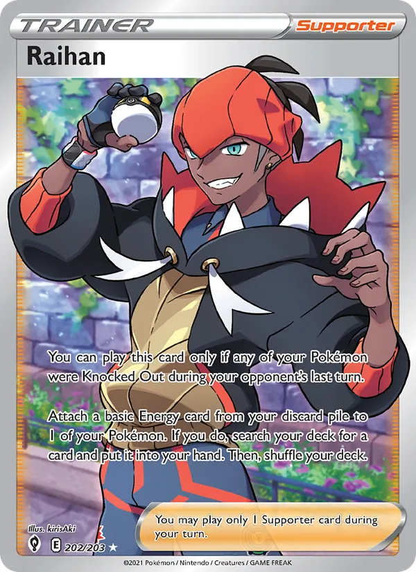 Raihan #202 – Evolving Skies card