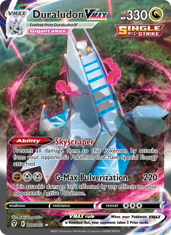 Duraludon VMAX #220 – Evolving Skies card