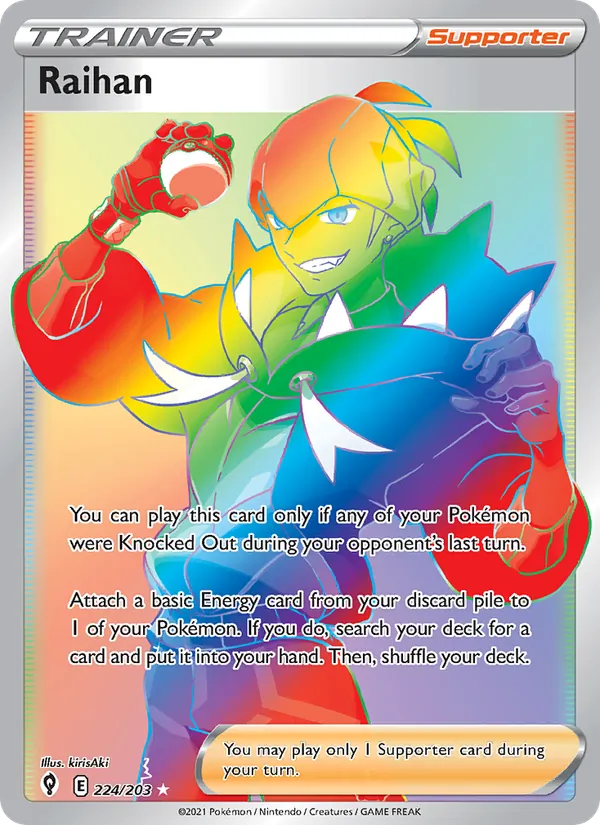 Raihan #224 – Evolving Skies card