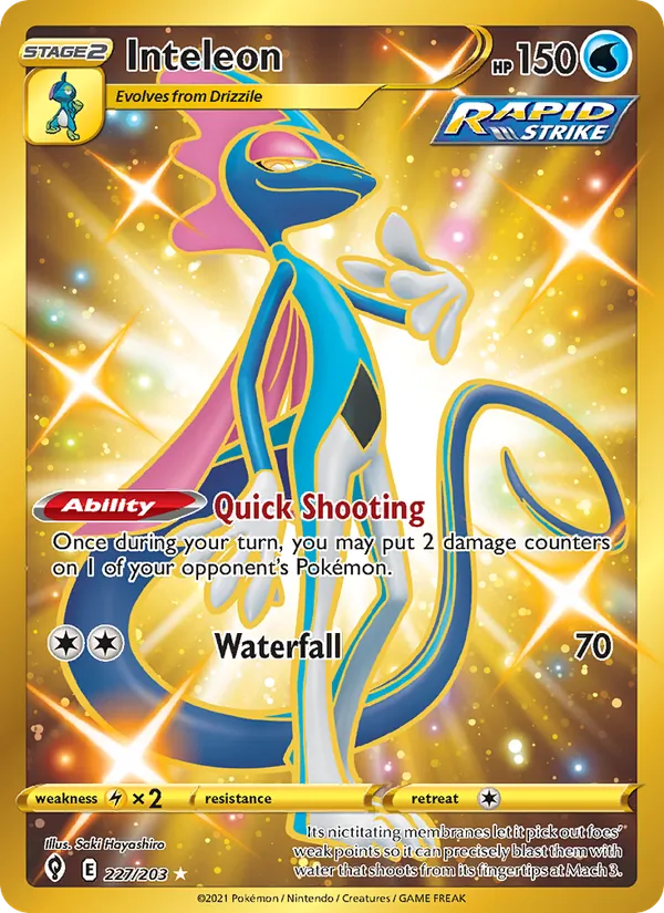 Inteleon #227 – Evolving Skies card