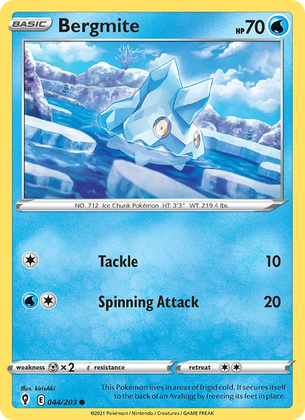 Bergmite #44 – Evolving Skies card