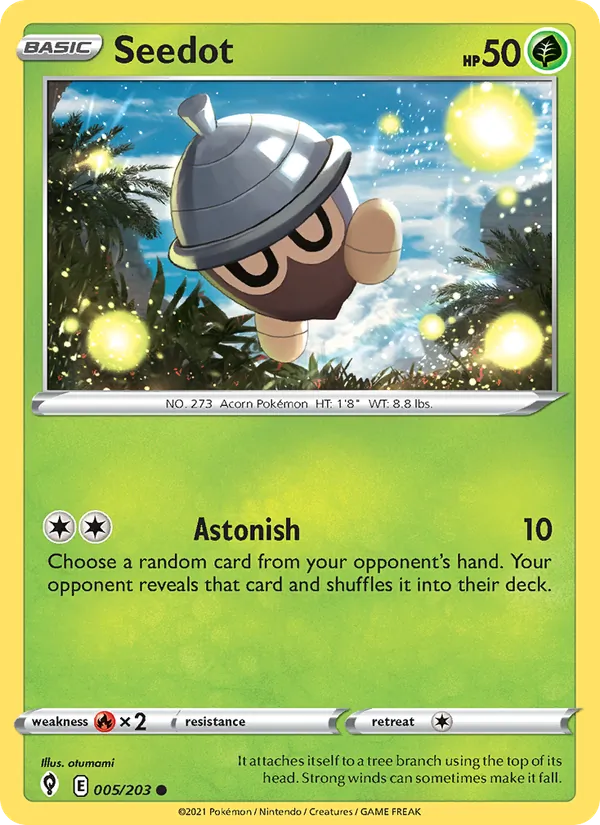 Seedot #5 – Evolving Skies card
