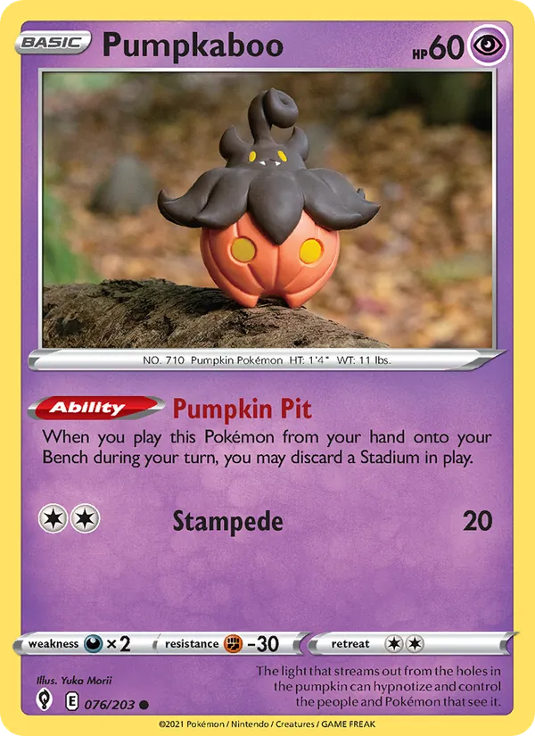 Pumpkaboo #76 – Evolving Skies card