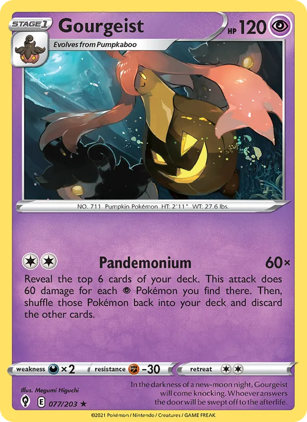 Gourgeist #77 – Evolving Skies card