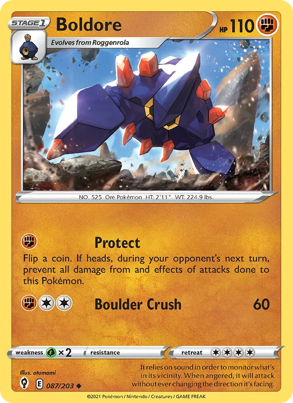 Boldore #87 – Evolving Skies card