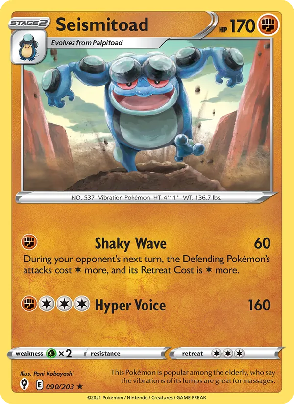 Seismitoad #90 – Evolving Skies card