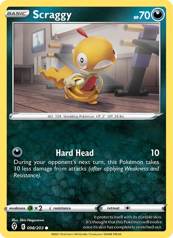 Scraggy #98 – Evolving Skies card