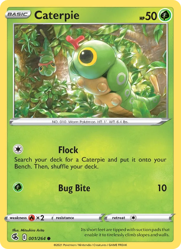 Caterpie #1 – Fusion Strike card
