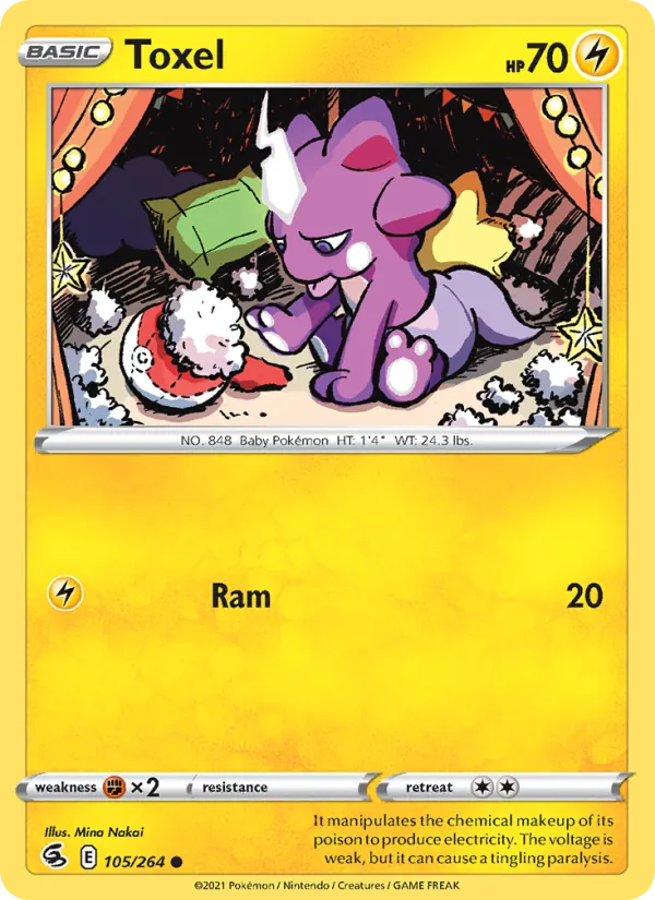 Toxel #105 – Fusion Strike card