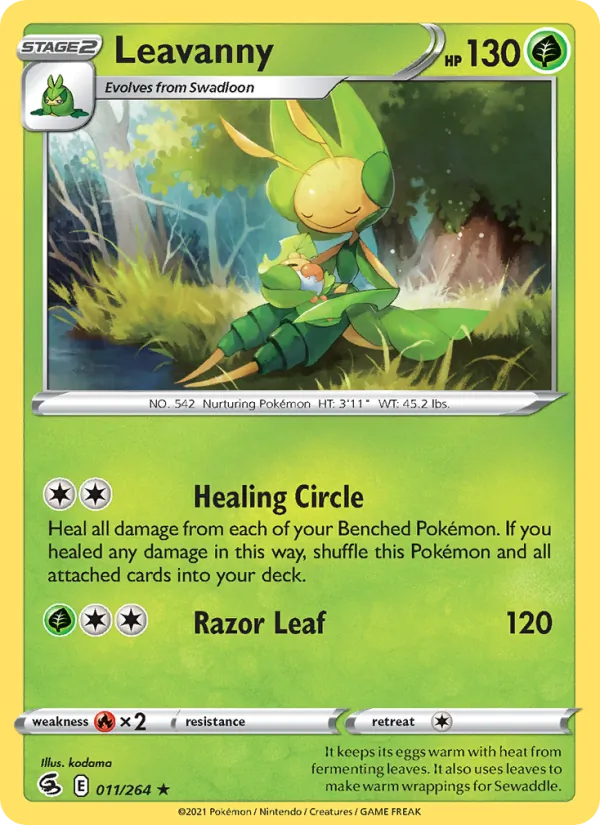 Leavanny #11 – Fusion Strike card