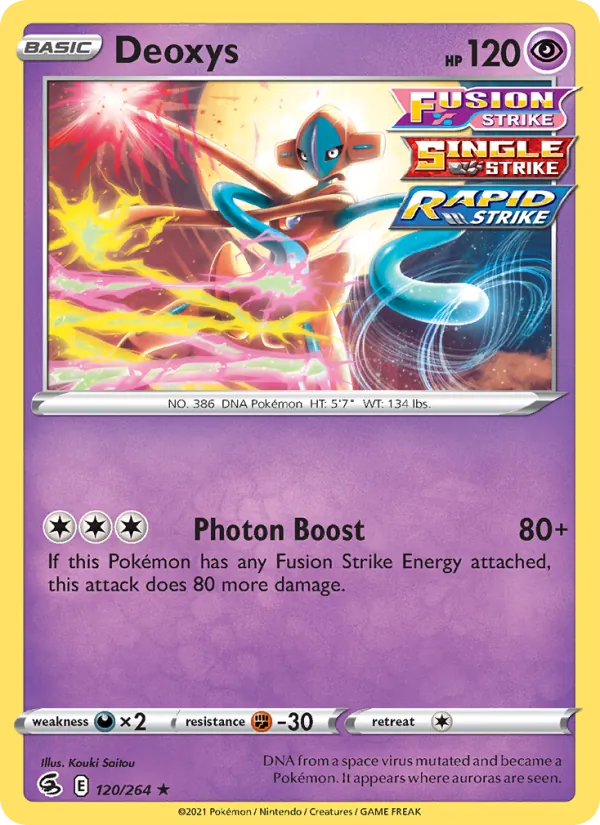 Deoxys #120 – Fusion Strike card