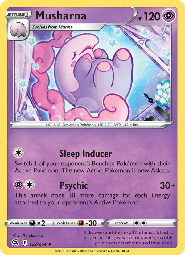 Musharna #122 – Fusion Strike card
