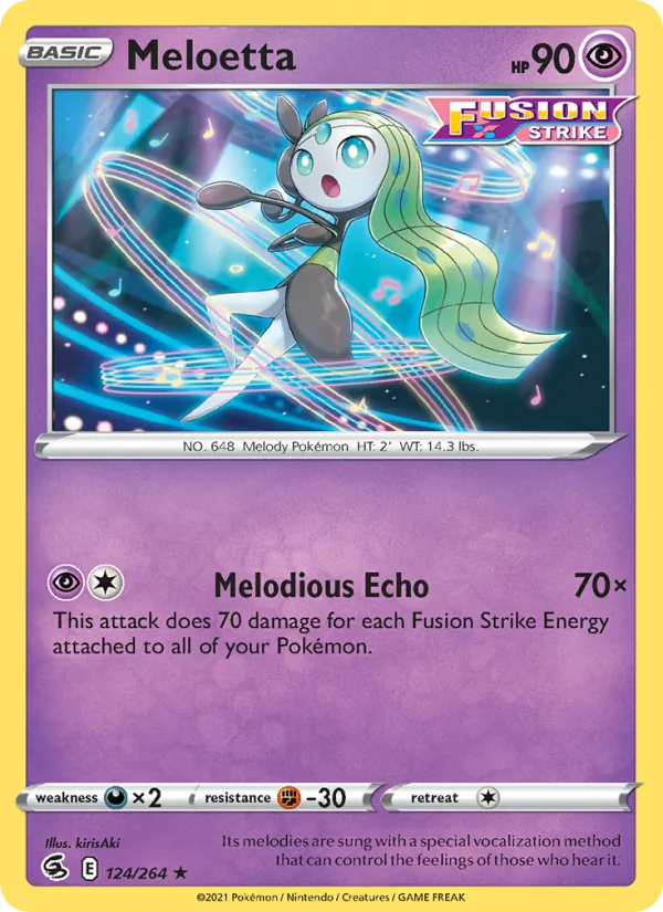 Meloetta #124 – Fusion Strike card