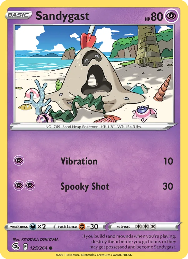 Sandygast #125 – Fusion Strike card
